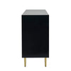 Dusk Evie Black & Gold Effect Sideboard with Drawers RRP £599