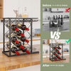 Countertop Wine Rack Wooden Wine Stand Home Kitchen Wine Holder