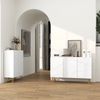 Large 3 Door Sideboard Storage Cabinet Cupboard Adjustable Shelves Living Room