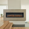 Electric Fireplace Wall Mounted/Inset/Standing 9 Flame Fire LED Heater with Feet