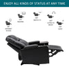 Electric Pu Leather Recliner Chair W/ USB Charge Port Sofa Gaming Home Armchair
