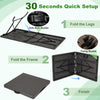 152 cm Portable Folding Picnic Table Patio Dining Table-Black