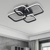 Modern Chandelier LED Lamp Black Frame Ceiling Light Living Room Pendant Lights