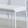 3/5Pcs Small Space Dining Set Square Glass Dining Table+ 2/4 Dining Chairs Home