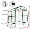 Garden Arch Trellis for Climbing Plants Outdoor 63" Large Tunnel Trellis Support