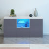 TV Stand Cabinet Sideboard Modern Living Room Cupboard Unit Cabinet with LED