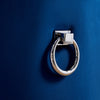 Velvet Dining Chair with Door Knocker Ring Windsor Dressing Room Chair 1/2/4/6