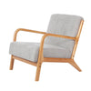 Occasional Wooden Frame Armchair Deep Button Padded Lounge Tub Chair Sofa Fabric