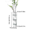 Tall Crushed Diamond Vase Crystal Sparkly Silver Flower Vase Party Birthday Gift