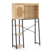 Over The Toilet Storage Cabinet Bathroom Organizer Shelves-Natural