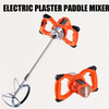 220V 2100W Electric Plaster Paddle Mixer Drill Mortar Cement Paint Stirrer Whisk