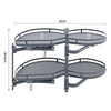Kitchen Soft Close Cabinet Cupboard Corner Pull Out Shelf Carousel Storage Rack