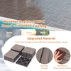 30cmx30cm Waterproof Outdoor Flooring Covering 1.7㎡Total Splicing Area-Grey