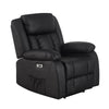 ELECTRIC RECLINER ARMCHAIR 8 POINT HEATED LEATHER MASSAGE RECLINER CHAIR SOFA