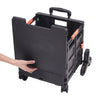 Folding Shopping Trolley Box 55L Camping Picnic Boot Cart Storage Stair Climbing