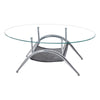 Nest Of 3 Nested Nesting Tables Side End Coffee Table Glass/Wood for Living Room