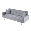 3 Seater Sleeper Sofabed Foldable Fabric Recliner Chair Click Clack Settee Couch
