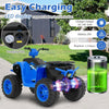 Kids Ride on Car 24V Soft Start Electric Vehicle with LED Lights-Navy