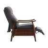 Modern Wooden Frame Recliner Single Sofa Napping Chair Fireside Bedroom Lounger