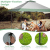 13x13FT Outdoor Pop-Up Gazebo Canopy Tent Instant Sun Shelter with Wheeled Bag
