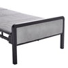 Folding Single Bed 3FT Metal Spare Guest Bed Portable Sleeper Bedframe Adults