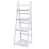 4 Tier Wooden Ladder Shelf Plant Flower Pot Display Stand Bookcase Storage Rack