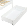 Triple Bunk Bed Three Sleeper Solid Pine Wood Bed Frame Children Single Double