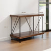 Costway 2-Tier Multipurpose Display Rack Industrial Storage Shelving Unit