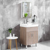 LED Bathroom Mirror Cabinet with Shaver Socket Demister Sensor Lights 600/ 700mm
