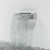 20/30/60cm Stainless Steel Spillway Waterfall Water Blade Koi Pond Weir Cascade