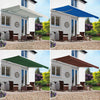 Retractable Manual Patio Awning Balcony Window Door Canopy Sun Shade Shelter UV