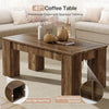 Rectangle Coffee Table for Living Room, 47-Inch Farmhouse Center Cocktail Table