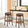 360 ° Swivel Bar Stool Set of 2 Kitchen Dining Chairs Counter Height Stool 74CM