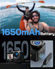 WOLFANG Action Camera GA440 Native 4K 60FPS 24MP, 40M Waterproof Underwater Came