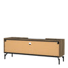 Kendall TV-Unit with 2 Doors + 1 Drawer Oak and Black