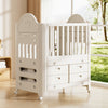 Eco-friendly PP Newborn Cot Bed Baby Bedside Bassinet Crib Infant Storage Drawer