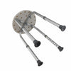 Non-slip Adjustable Round Bath and Shower Stool Seat Chair Lightweight Aluminium