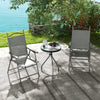 Garden Folding Chairs Portable Outdoor 2Seater Unit Camping High Back Armchair