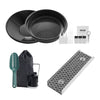 Gold Panning Kit With Sluice Box 12" Aluminum Gold Mining Equipment 16 PCS