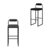 2/4/6x Counter Height Bar stools with Backrest Breakfast Cafe Kitchen Barstools