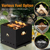 4-in-1 Outdoor Pizza Oven Portable Detachable Grill Oven Fire Pit w/Pizza Stone