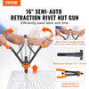 Rivet Nut Tool 16in Rivnut Tool Kit 13PCS Mandrels and 186PCS Rivet Nuts
