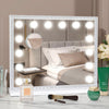 LED Hollywood Makeup Mirror Large Vanity Light Mirror with RGB Lighting 14 Bulbs