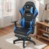 Gaming Chair Leather Racing Office Executive Recliner with Leg Rest Massage