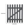 Privacy Wooden Garden Gate Pedestrian Fence Gate Porch Decorative Fence Panel