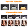 36W Half Moon LED Video Light Floor Fill Light Adjustable 3000K-6000K Brightness