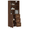 Gecheer Tall Storage Cupboard Vitrine Cabinet Bookcase Book Cabinet L4S3