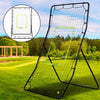 35*49" Rebounder Net Soccer Baseball Football Adjust Pitch Back Training Screen