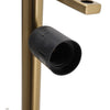 Tall Floor Lamp for Bedroom Living Room, Industrial Standing Lamp, Black Metal u