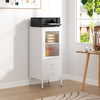 Office Filing Cabinet Storage Display Cupboard Metal Organizer with Drawer Door